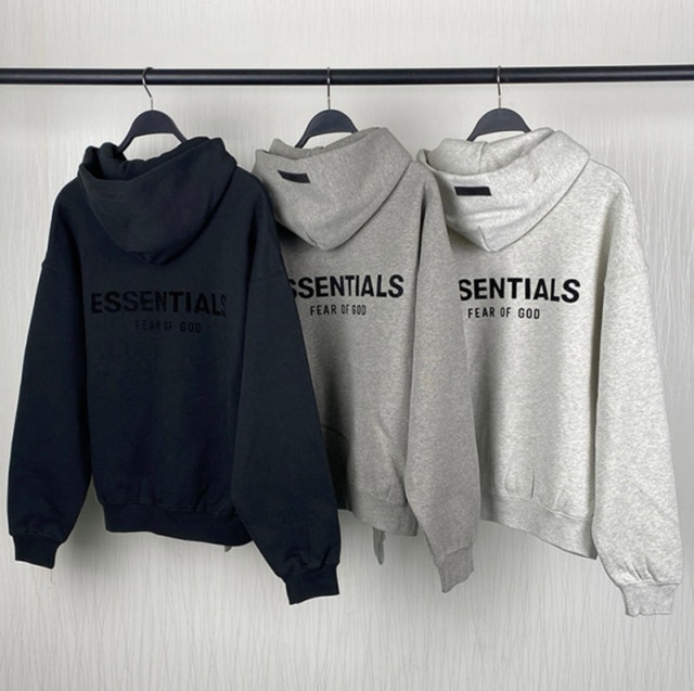 SS22 Essentials Hoodie (Black Velvety) - photo 3