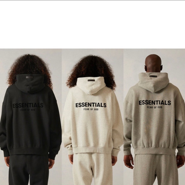 SS22 Essentials Hoodie (Black Velvety) - photo 4