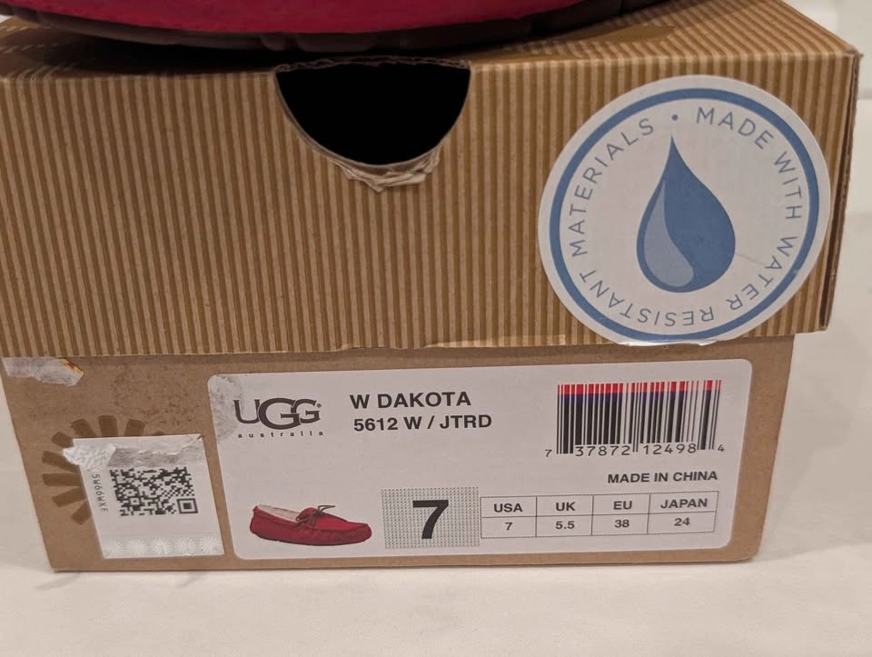 UGG Australia Dakota Suede Moccasin Slippers in Jester Red Women - photo 2