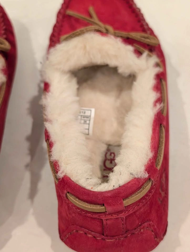 UGG Australia Dakota Suede Moccasin Slippers in Jester Red Women - photo 4