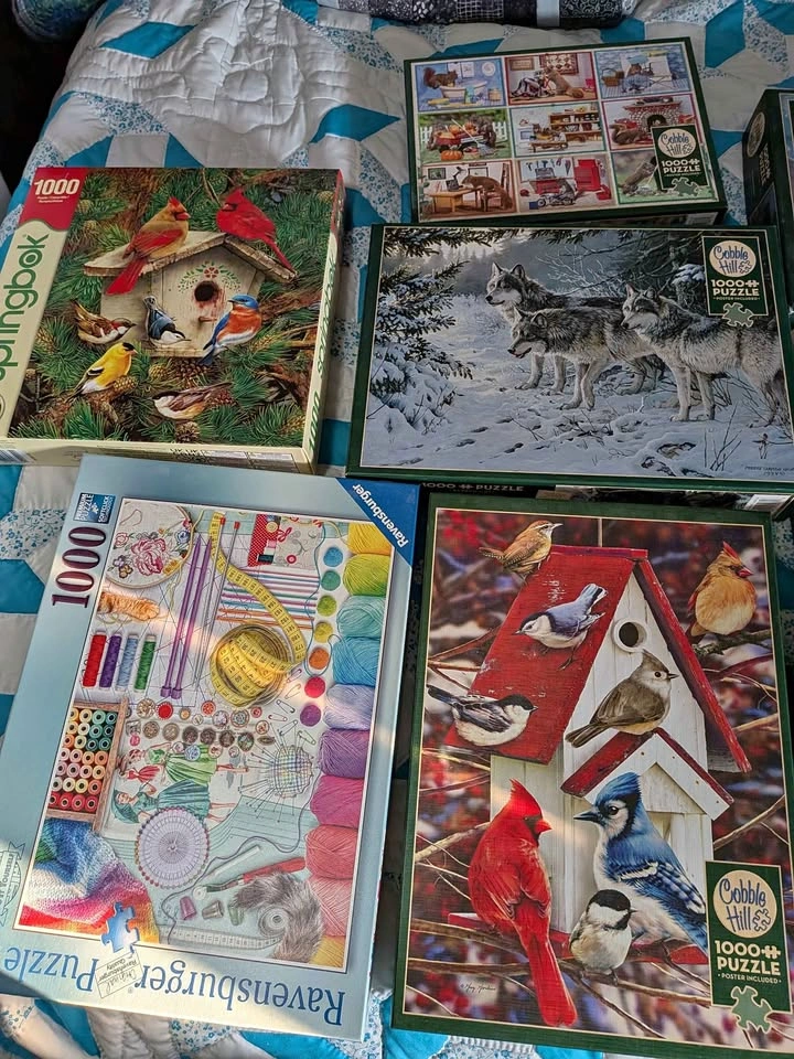 Cobble Hill and Springbok 1000 Piece Jigsaw Puzzles
