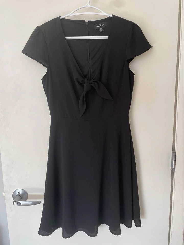 Casual black dress