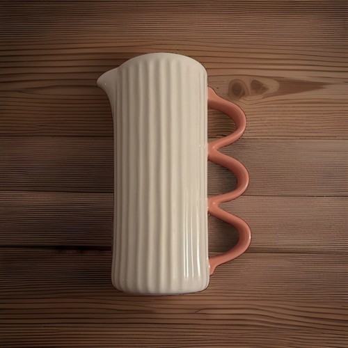 Kate Spade New York x Target Large Ceramic Pitcher Cream/Pink - photo 3