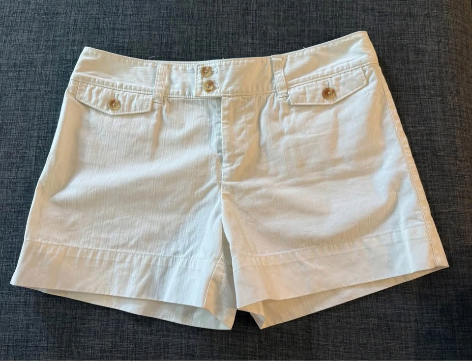 Calvin Klein white shorts