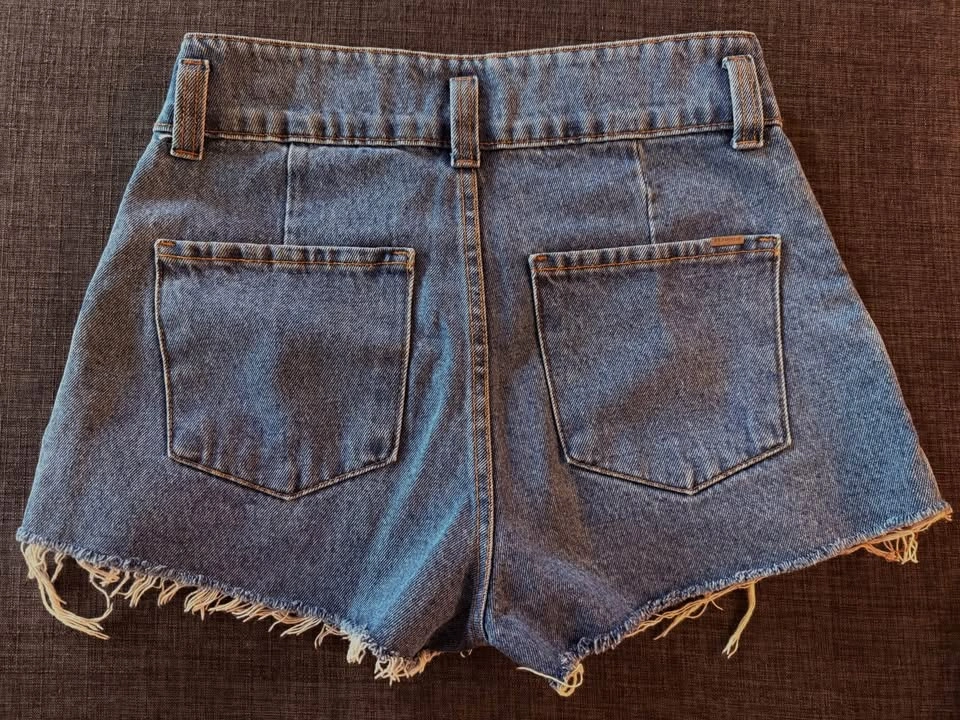 Denim skirt shorts - photo 3