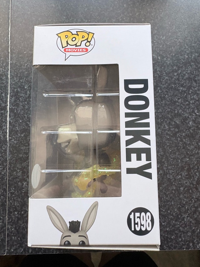 Shrek Donkey #1598 Glitter Funko Pop - photo 3