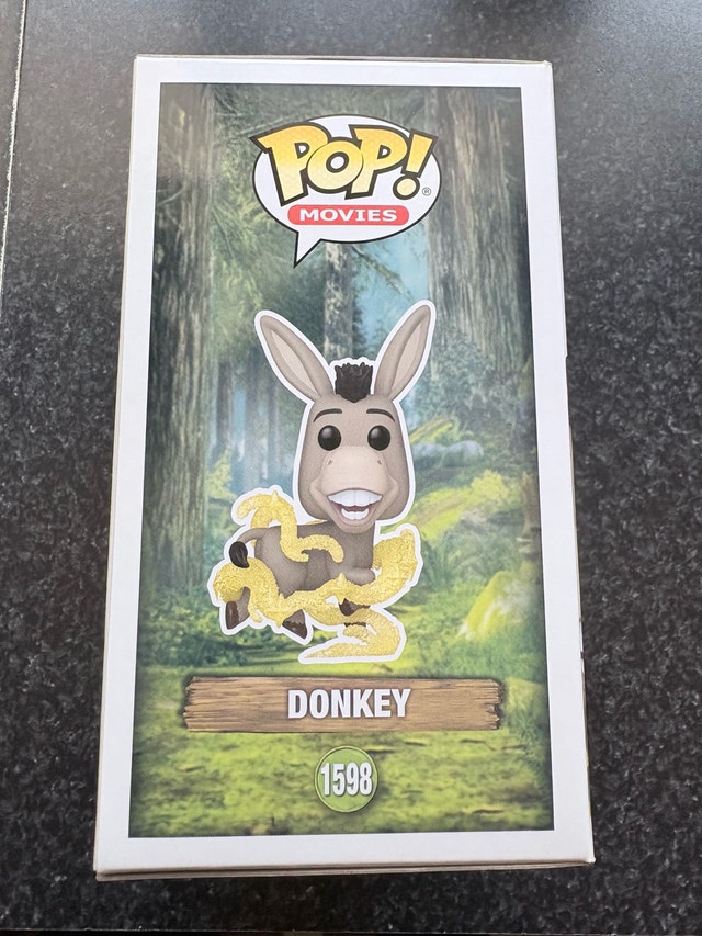 Shrek Donkey #1598 Glitter Funko Pop - photo 4