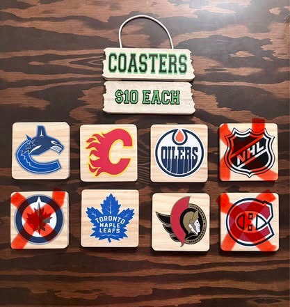 NHL Coasters