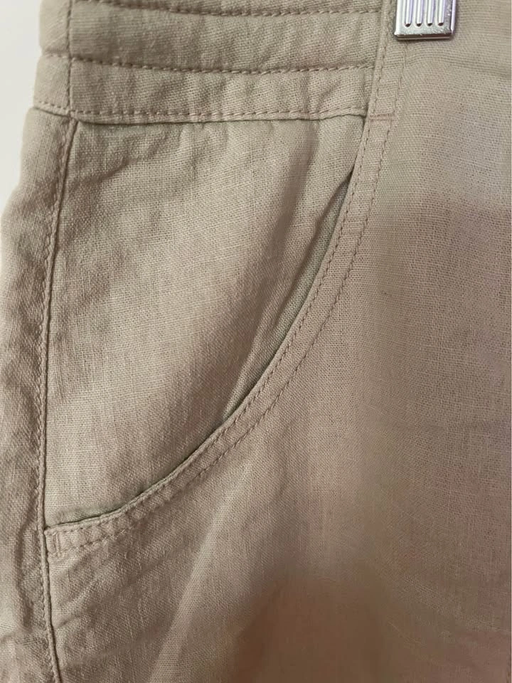 Reitmans Beige Linen Skort - photo 3