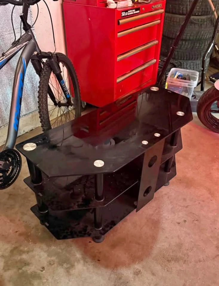 Glass Tv Stand