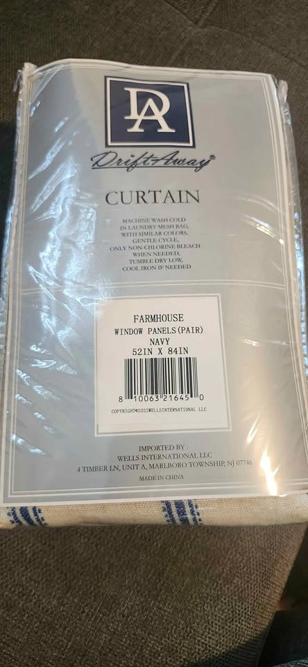 DriftAway Farmhouse Linen Blend Blackout Curtains 84 Inches - photo 5