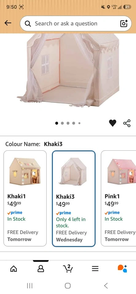 Kids Play Tent Indoor - NEW - photo 3