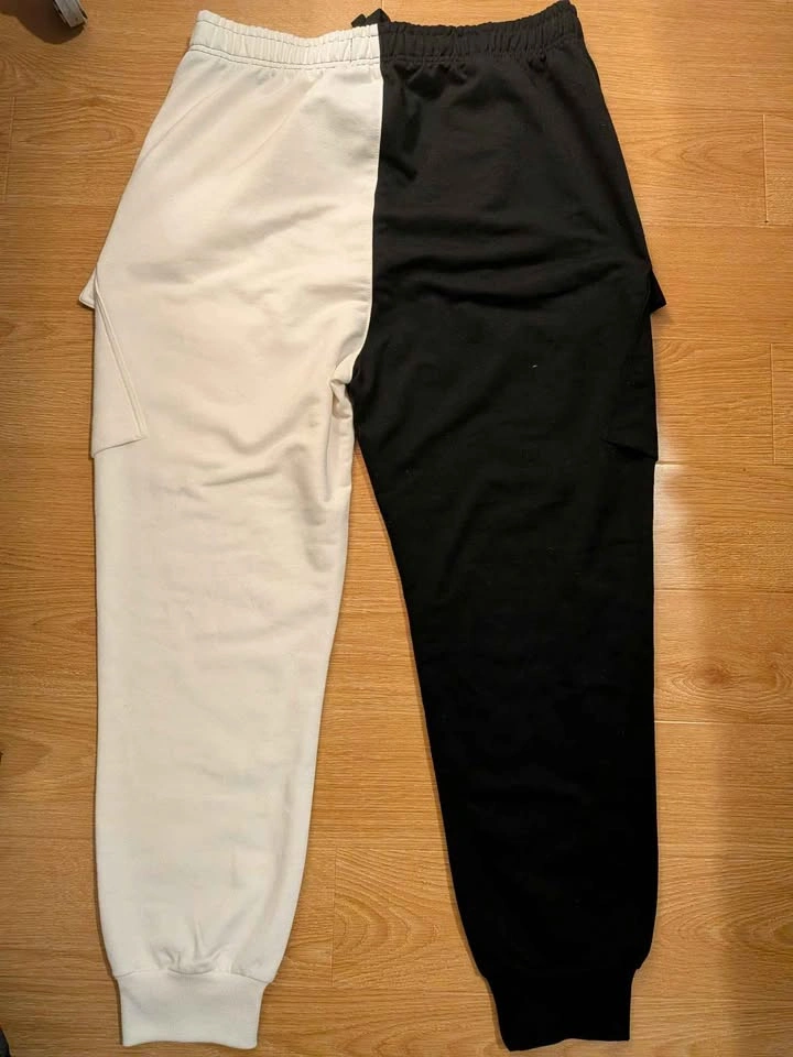 Men's Black & White sweatpant - photo 2