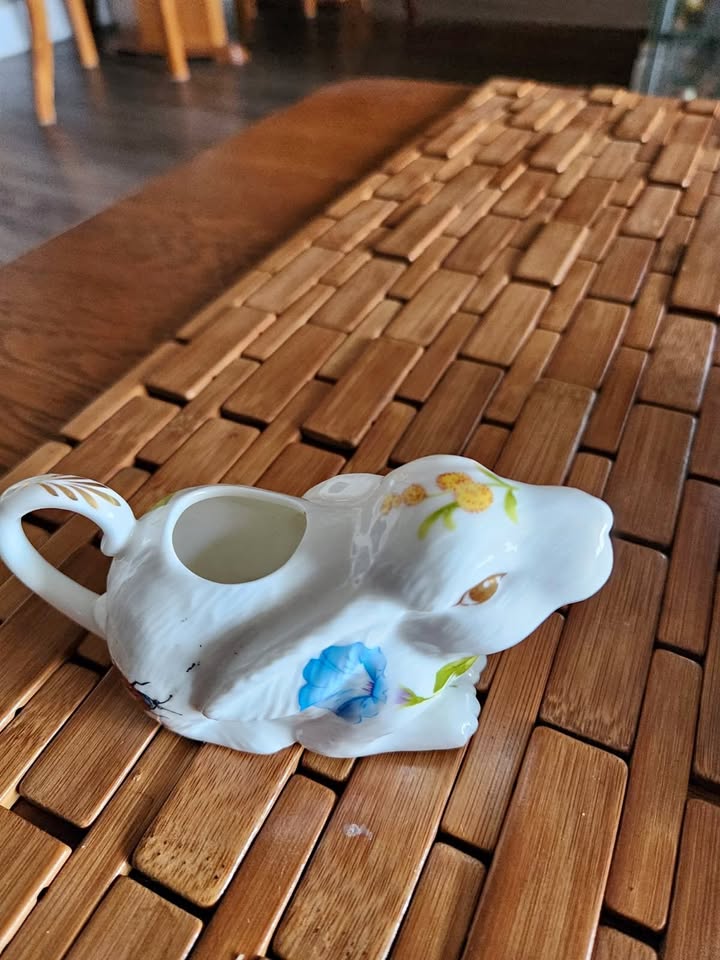 Gracie China Creamer Floral/Butterfly/Bunny Coastline Imports