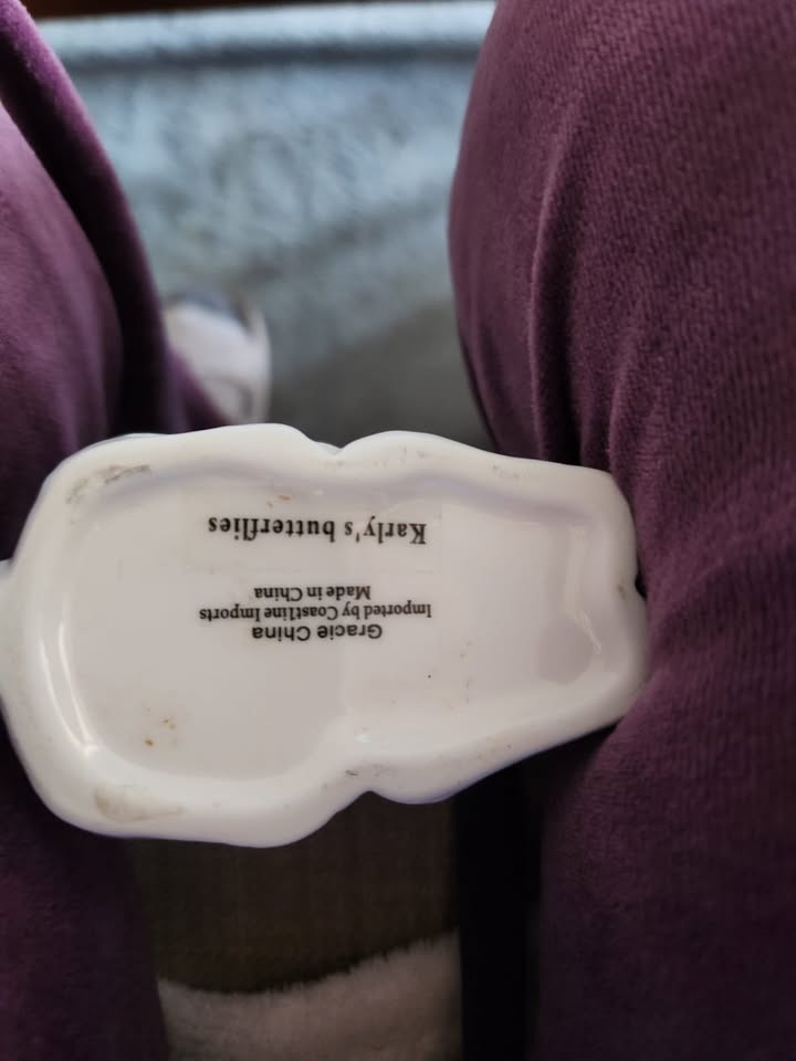 Gracie China Creamer Floral/Butterfly/Bunny Coastline Imports - photo 2