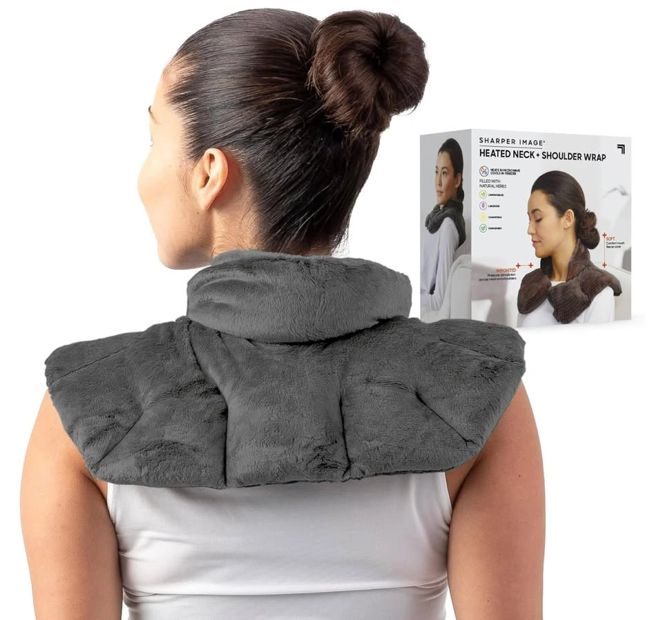 Sharper Image Heated Neck + Shoulder Wrap - photo 3