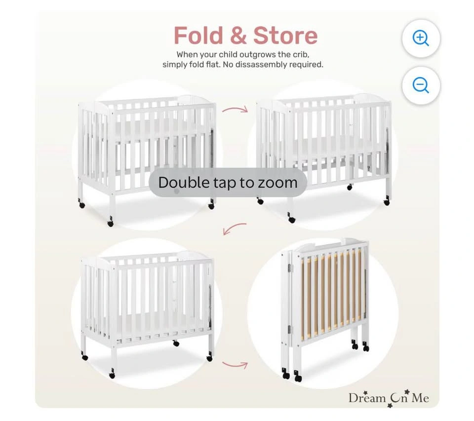 Dream baby folding crib - photo 3