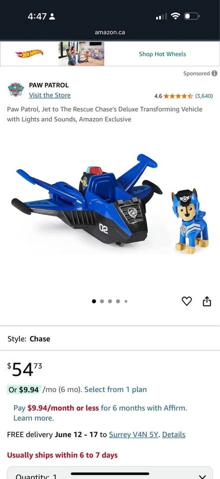 Paw patrol chase jet - photo 2