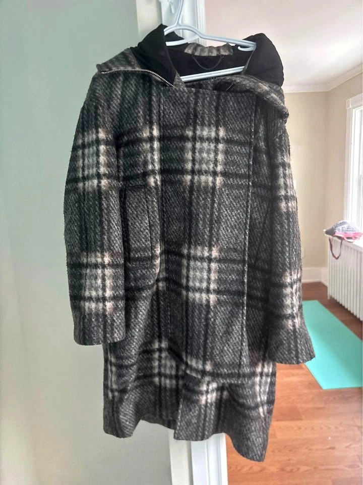 All Saints Keira Check Parka