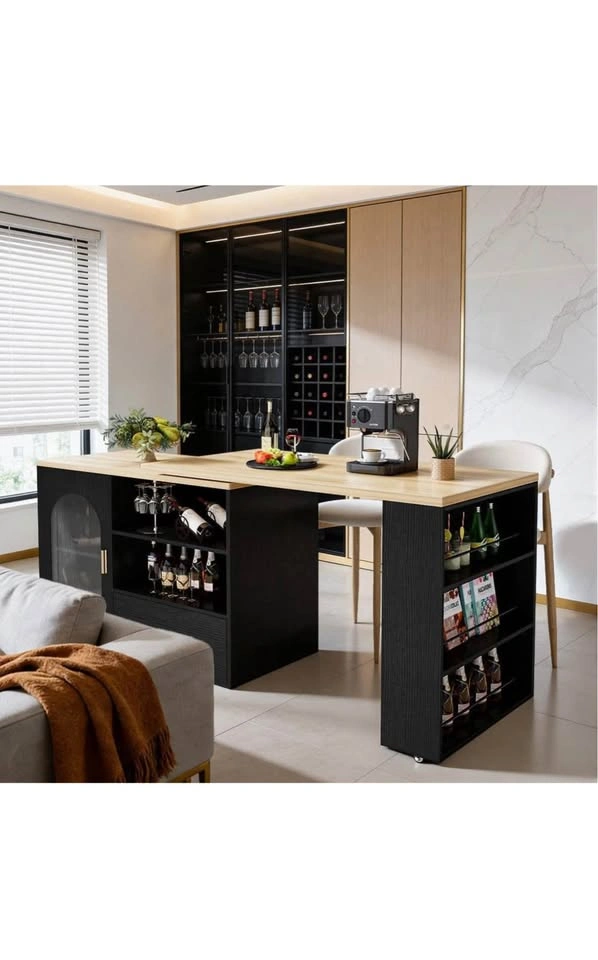 Kitchen Island with Storage | Rotating Table | Farmhouse Style - photo 4