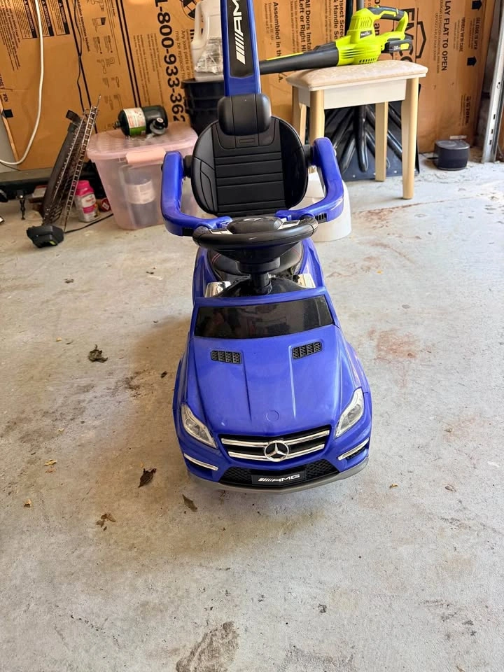 Mercedes-AMG toddler push car -blue