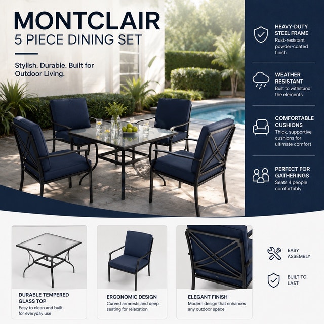 PATIO / OUTDOOR DINING SET