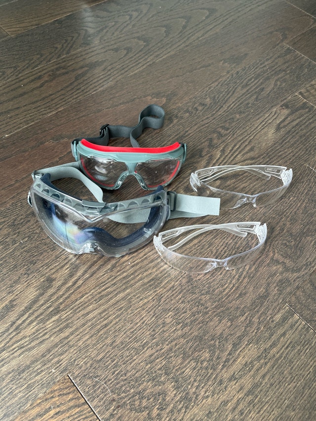 Safety Goggles and Glasses Set