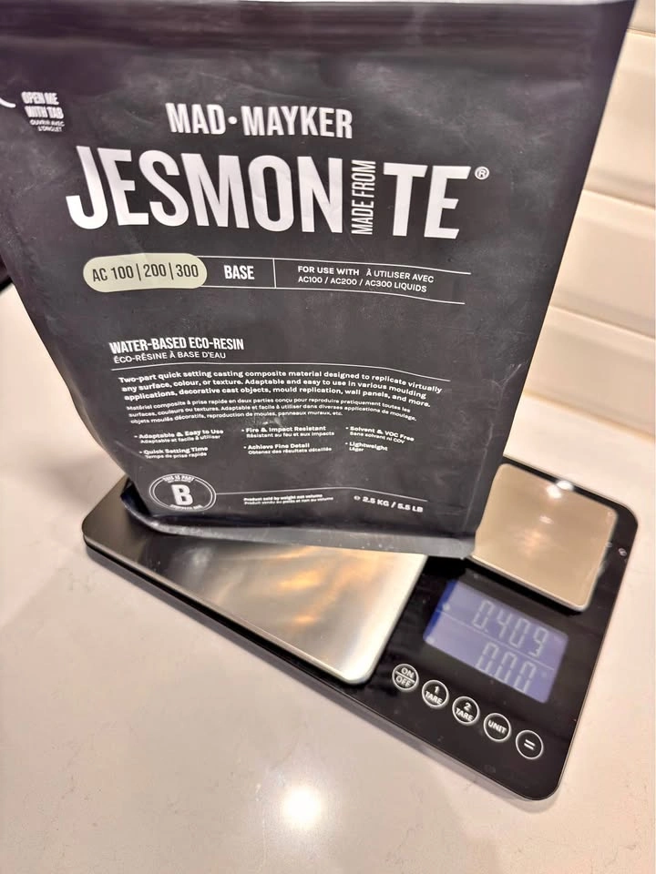 Jesmonite AC100 Base, Liquid, Acrylic Sealer, and Pigment Set