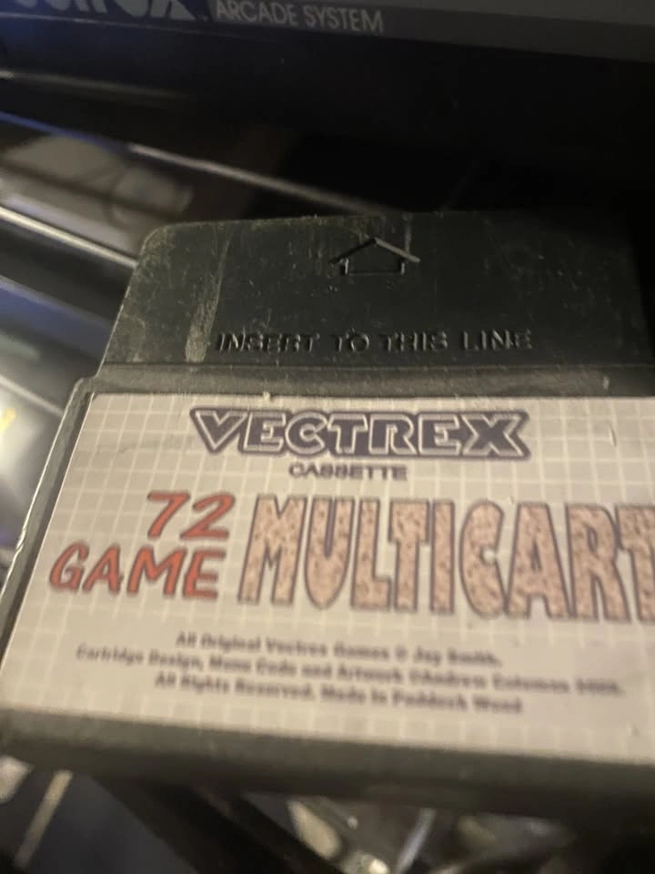 Vectrex RARE console with Multicart Milton Bradley Vector 1983 - photo 2