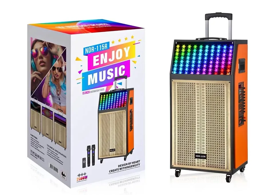 12 Inch Hifi Bass Vibration 80W BT Speakers Karaoke DJ thumbnail