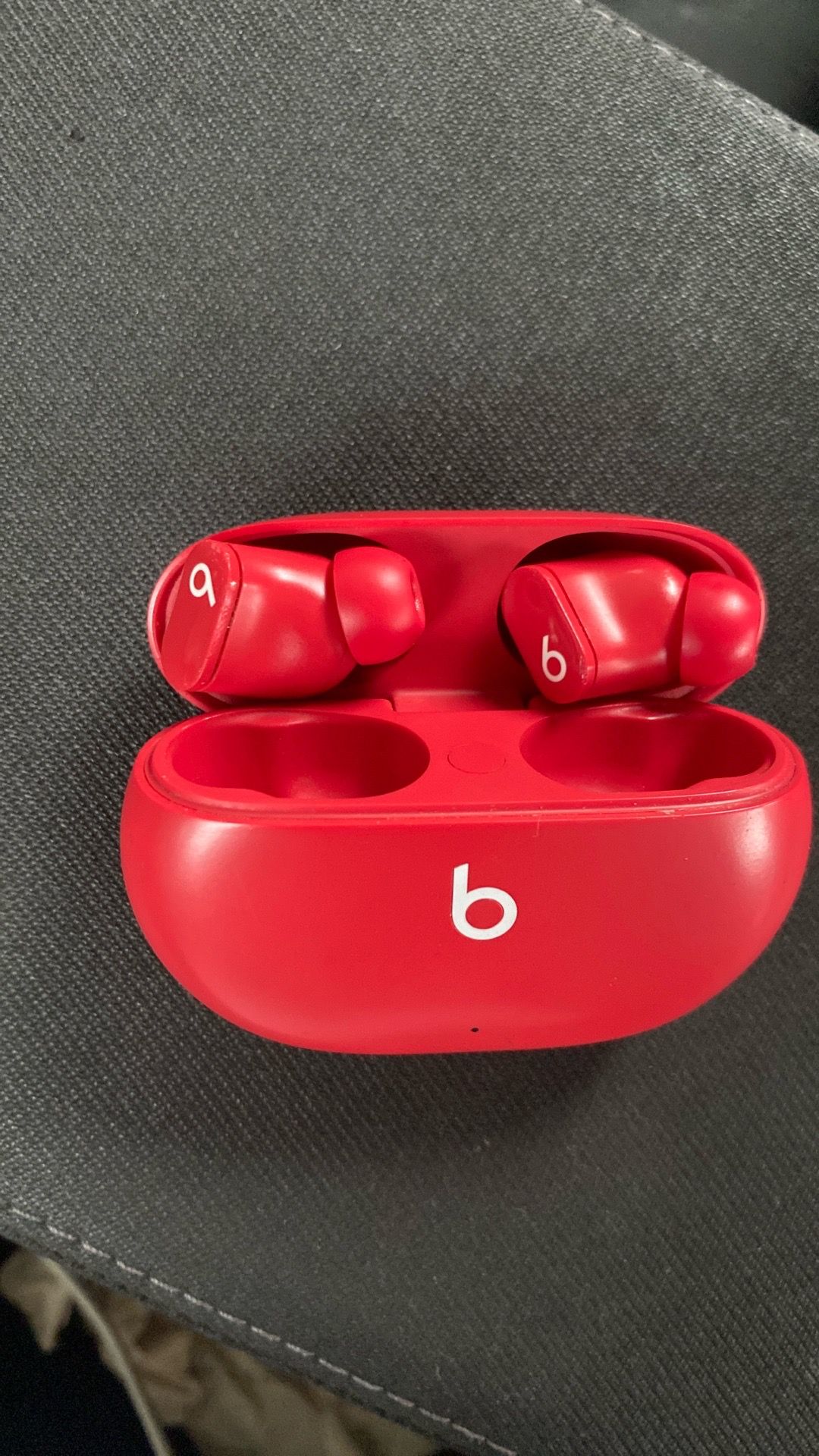 Beats Studio Buds in the "Beats Red" colorway. - photo 3