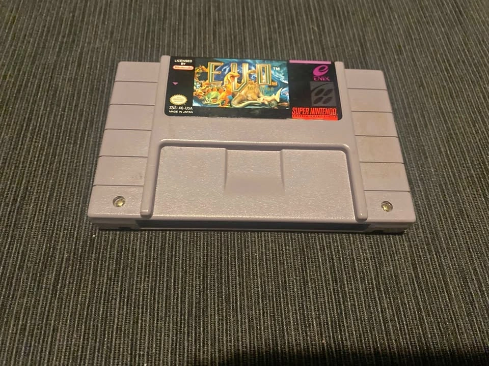 EVO The search for Eden RARE Enix SNES Tested & Authentic
