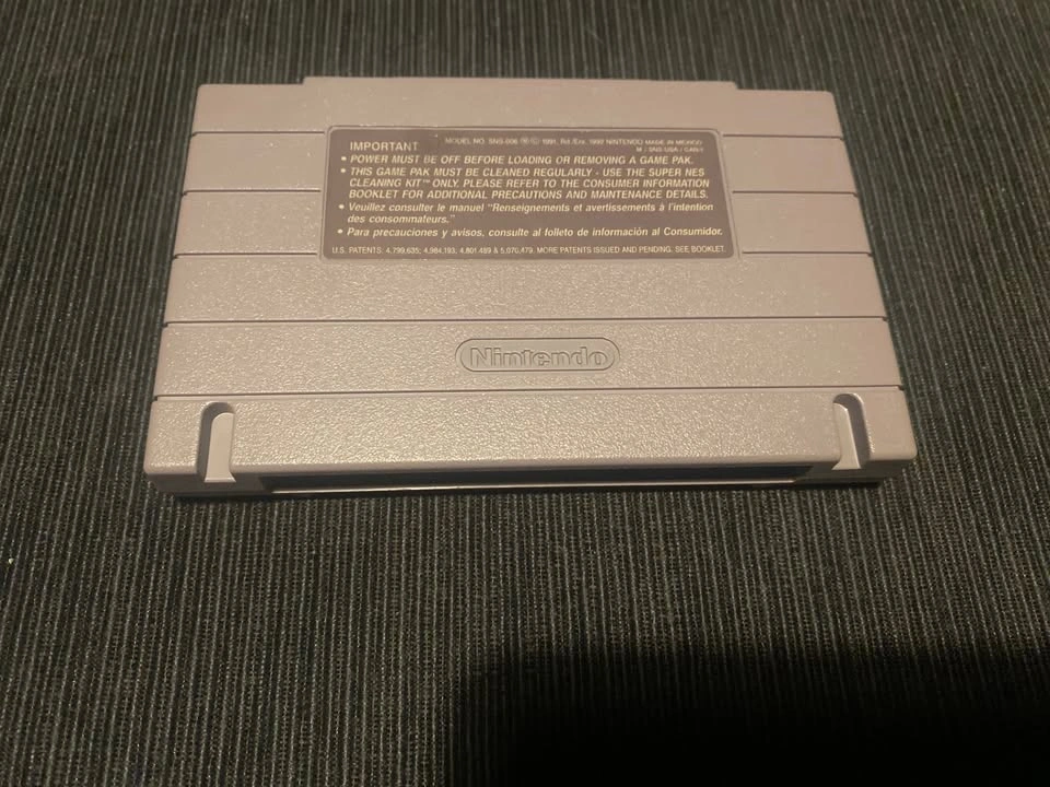 Metal Warriors SNES RARE Konami Mech Authentic & Tested - photo 3