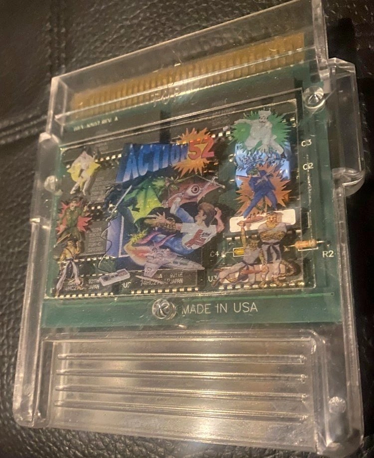 Action 52 RARE NES Nintendo game great condition AVGN Cheetahmen