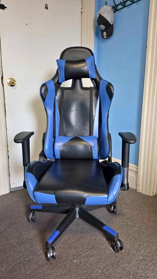 Black & Blue Gaming Chair