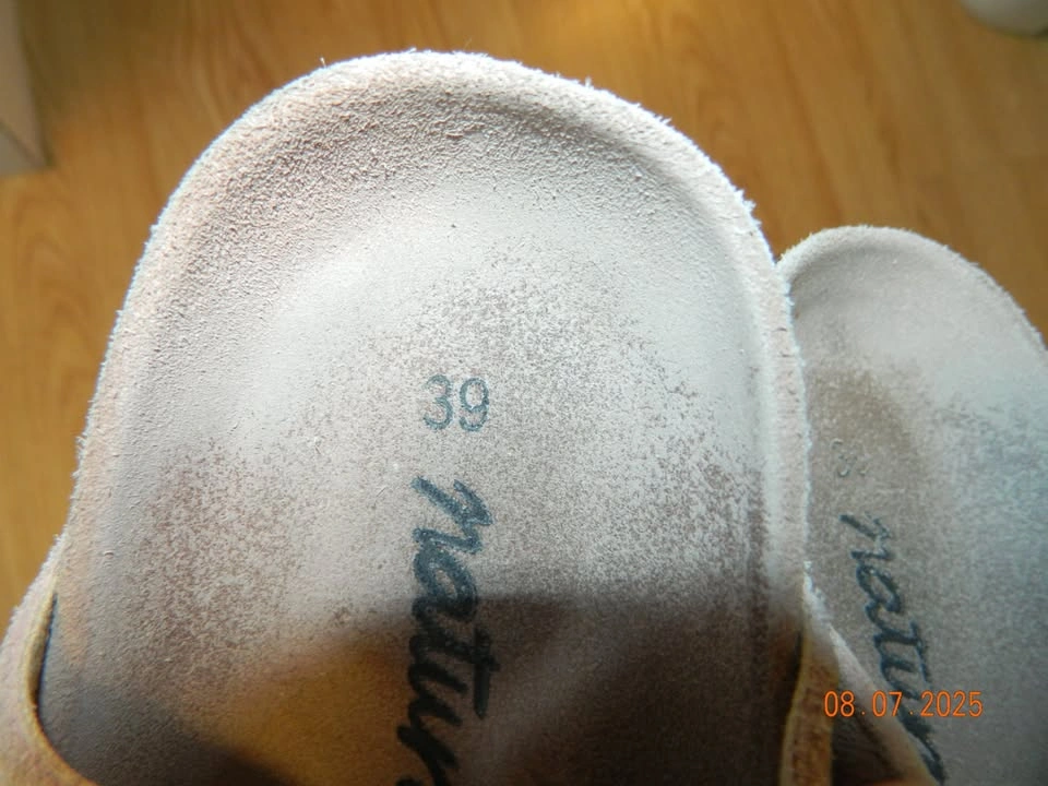 Womens Natura Suede Birk Style Sandals Size 39 (8) - photo 4