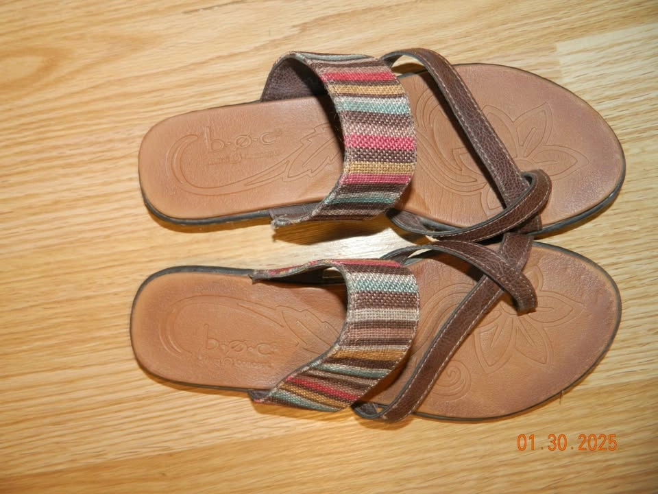 BOC BORN CONCEPT thong sandal...size 8..EUC - photo 2