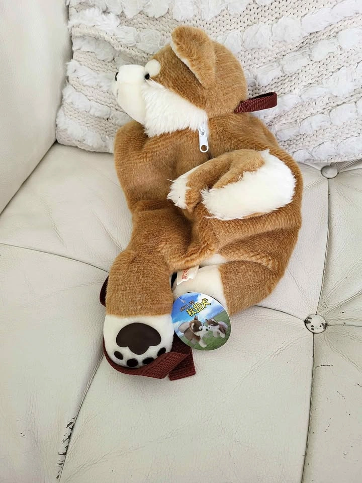 WALKIES Plush Dog Backpack