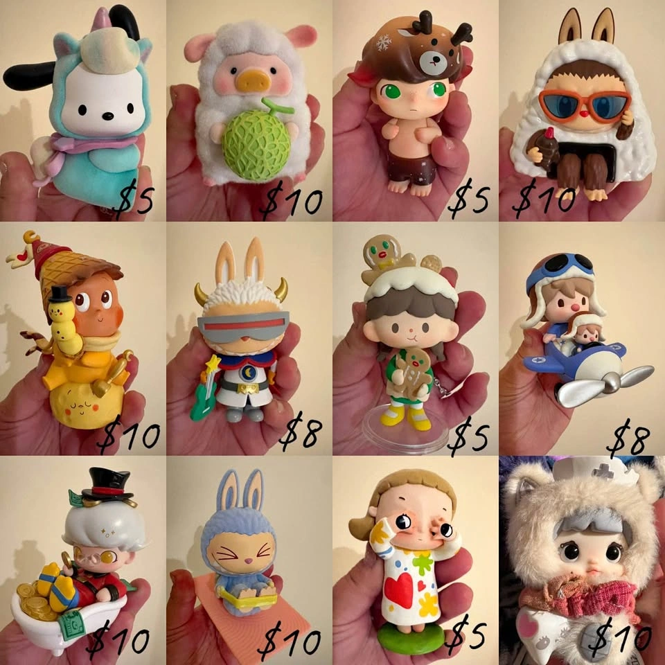 Figures, items and clothes