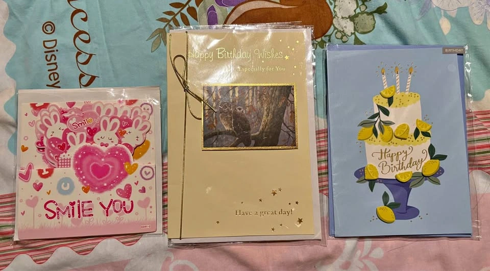 Various occasions cards