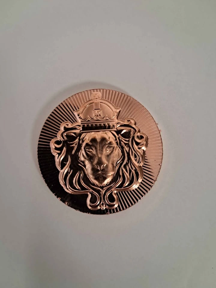 Scottsdale Lion Stacker 1 Oz .999 Fine Collectible Copper - photo 2
