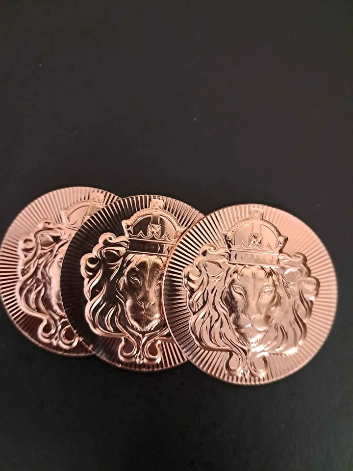 Scottsdale Lion Stacker 1 Oz .999 Fine Collectible Copper - photo 4