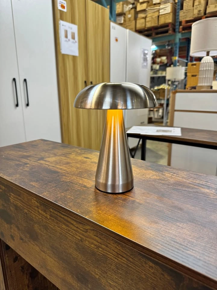 C4376 LS008 Rechargeable Mushroom LED Table Lamp