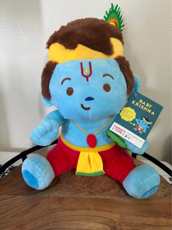 Modi Toys Baby Krishna, Baby Ganesh, and Hanuman Plush Set - photo 2
