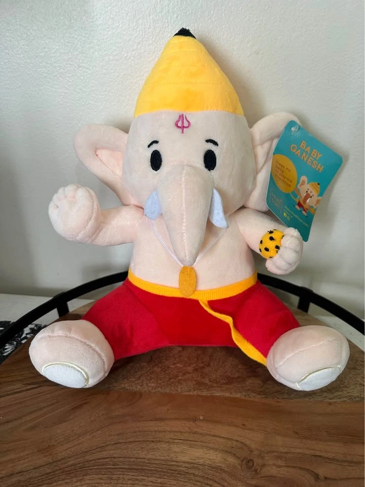Modi Toys Baby Krishna, Baby Ganesh, and Hanuman Plush Set - photo 4