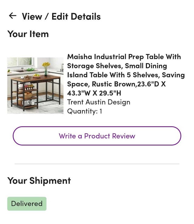 Kitchen Table with Storage - photo 3
