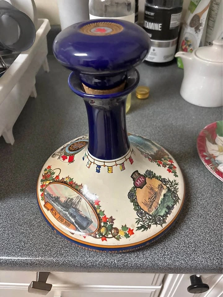 Royal Canadian Navy Centennial Commemorative Decanter