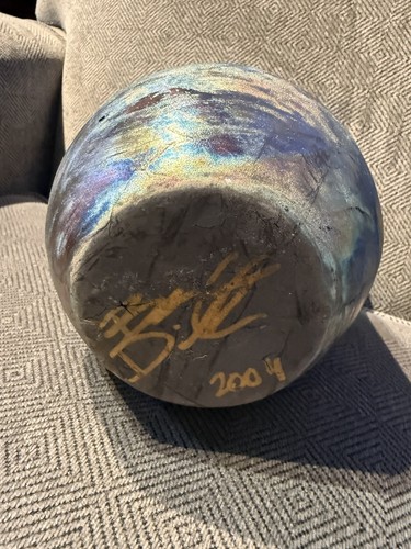 Vintage 2004 Ben Diller Raku Pottery Pueblo Wedding Vase - photo 2