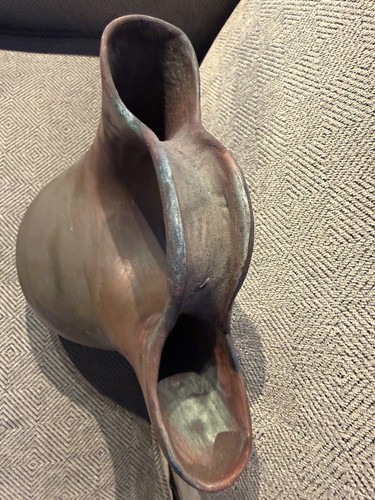 Vintage 2004 Ben Diller Raku Pottery Pueblo Wedding Vase - photo 4