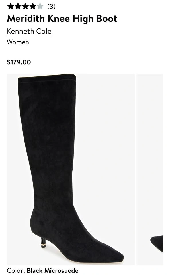 Kenneth Cole Women High Heels Boots